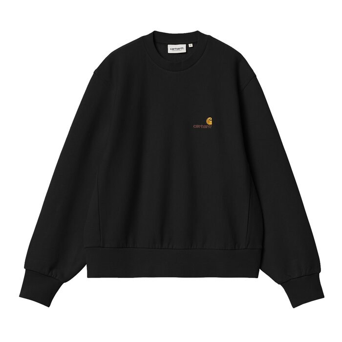 Carhartt WIP W' American Script Sweat - Black
