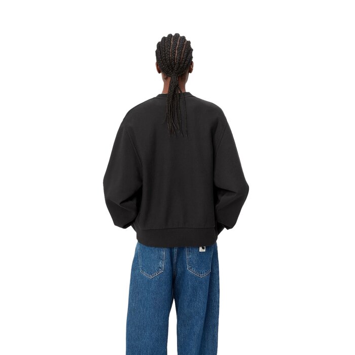 Carhartt WIP W' American Script Sweat - Black