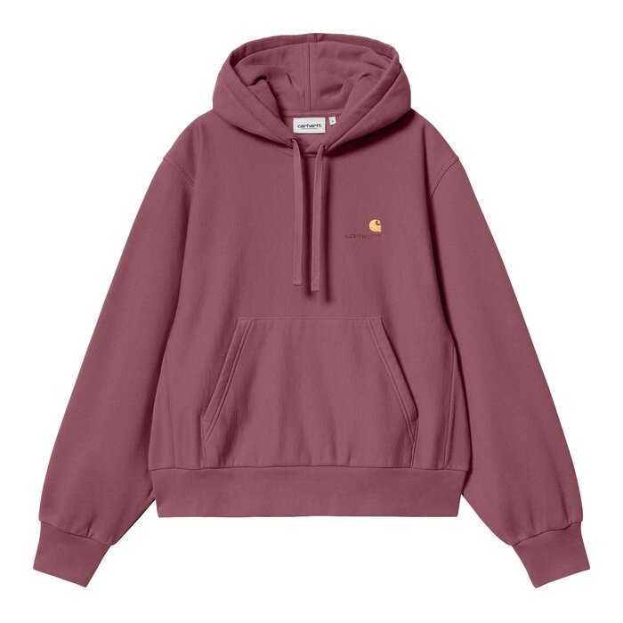 Carhartt WIP W' HD American Script Sweat - Dusty Fuschia