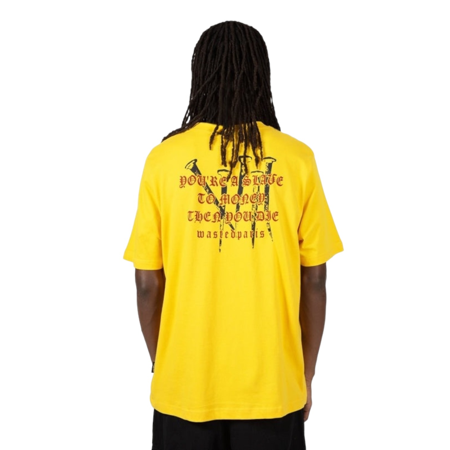 Wasted Paris Stake Tee - Golden Yellow