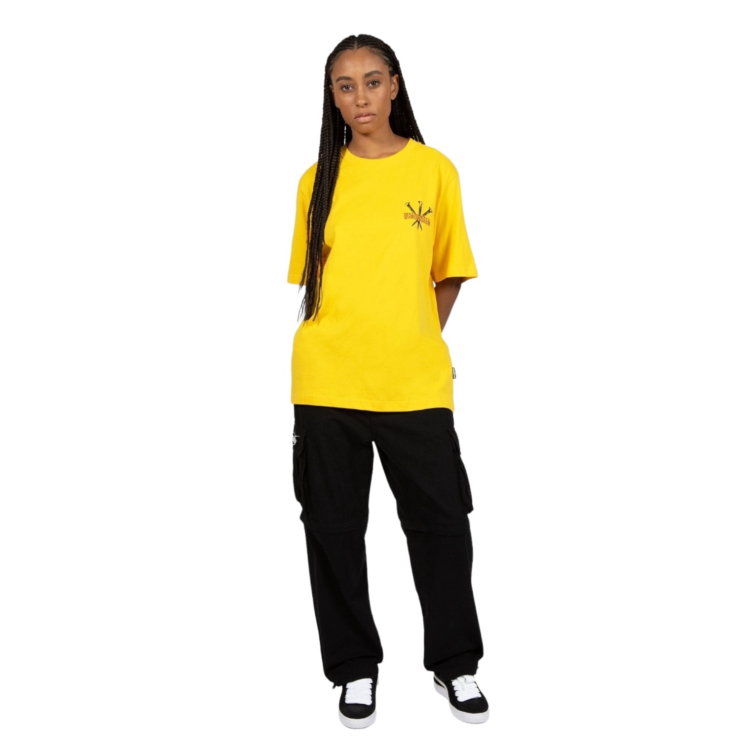 Wasted Paris Stake Tee - Golden Yellow