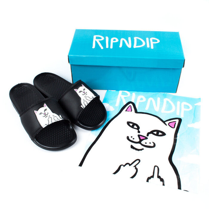 RipNDip RipNDip Lord Nermal Slides - Black