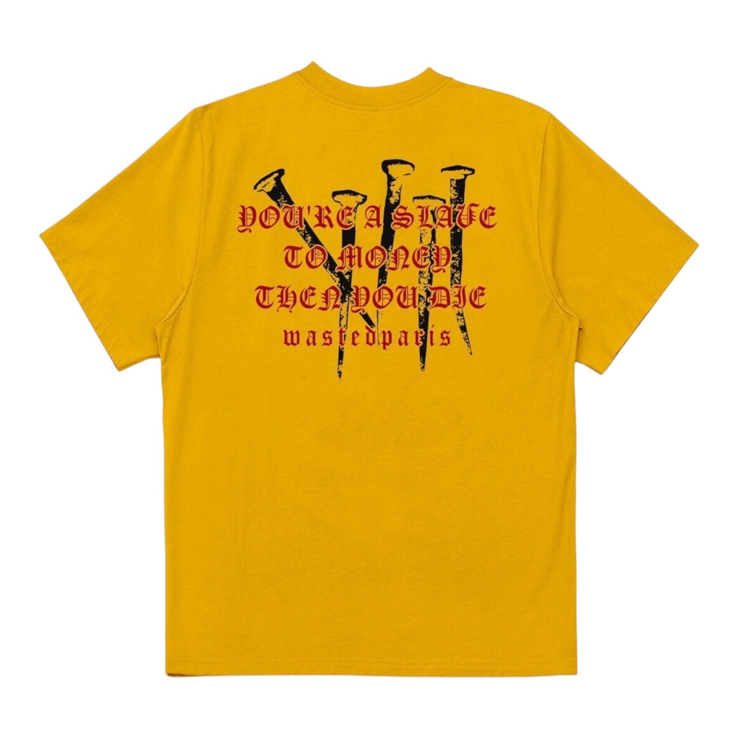 Wasted Paris Stake Tee - Golden Yellow