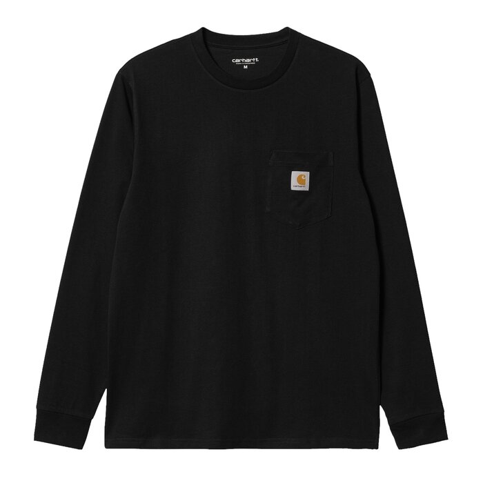 Carhartt WIP L/S Pocket T-shirt - Black