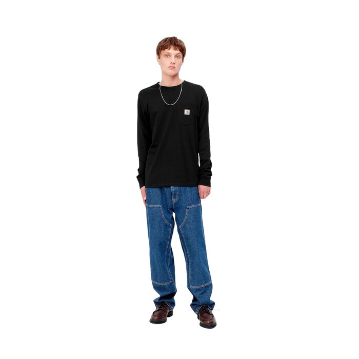 Carhartt WIP L/S Pocket T-shirt - Black