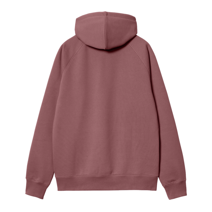 Carhartt WIP Hooded Chase Sweat - Dusty Fuschia/Gold