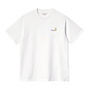 Carhartt WIP S/S American Script T- Shirt - White