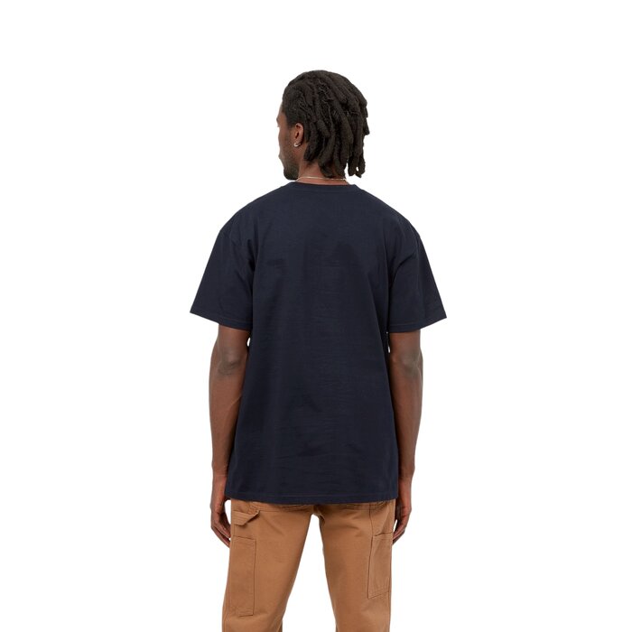 Carhartt WIP Carhartt WIP S/S Chase T-Shirt - Dark Navy/Gold