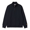 Carhartt WIP Chase Neck Zip Sweat - Black/Gold