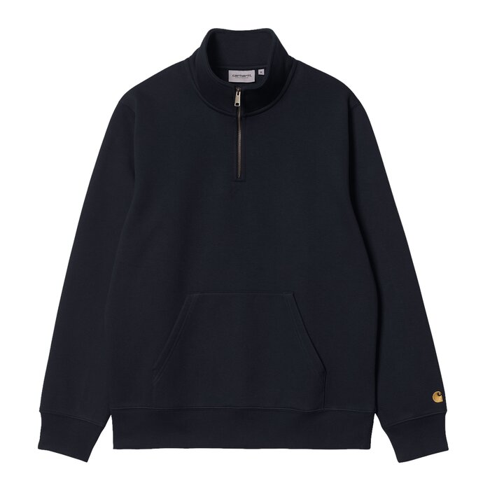Carhartt WIP Carhartt WIP Chase Neck Zip Sweat - Black/Gold