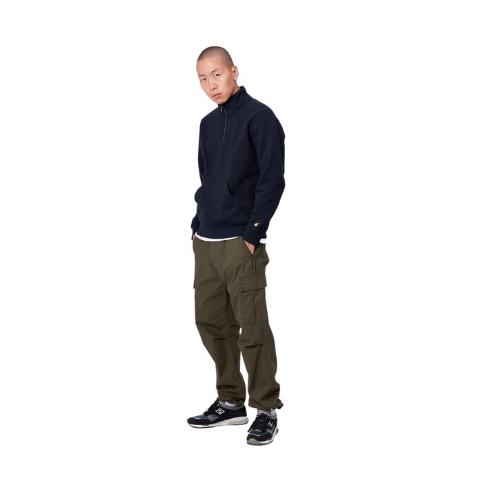 Carhartt WIP Carhartt WIP Chase Neck Zip Sweat - Black/Gold