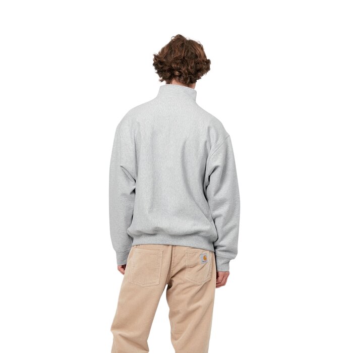 Carhartt WIP Carhartt WIP Half Zip American Script Sweat - Ash Heather