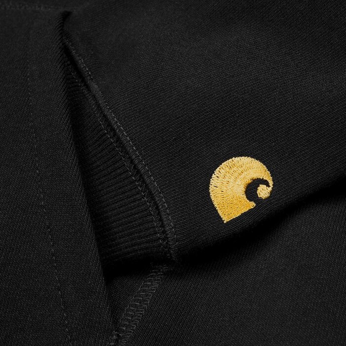 Carhartt WIP Carhartt WIP Hooded Chase Sweat - Black/Gold