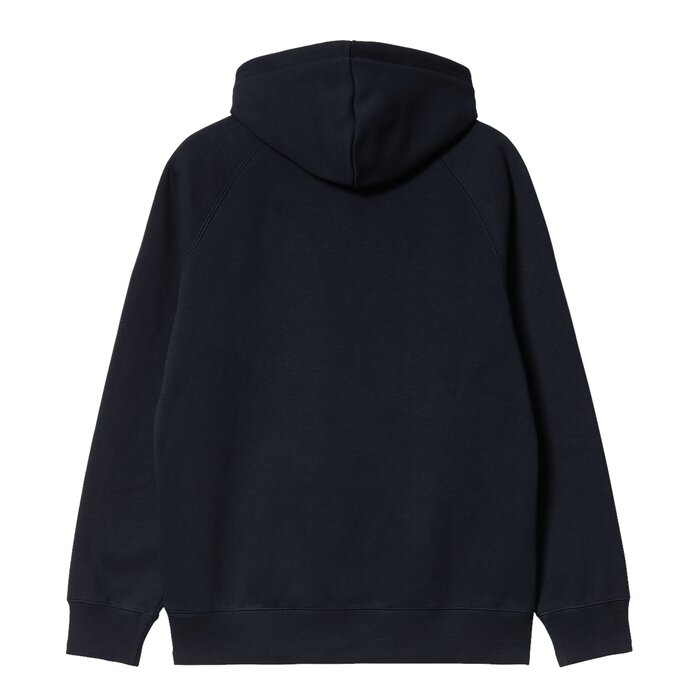Carhartt WIP Hooded Chase Sweat - Dark Navy/Gold