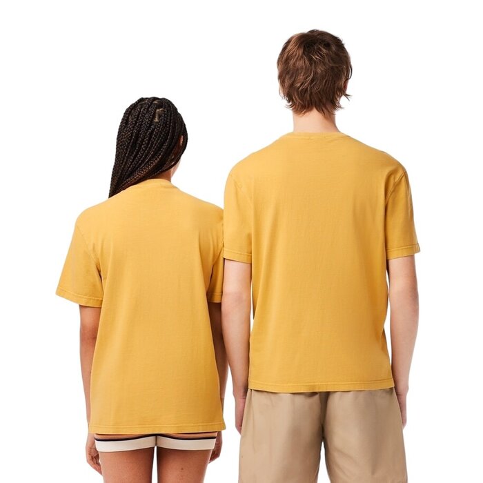 Lacoste Lacoste T-shirt Classic Fit en Coton Biologique - Eco Haze Doré