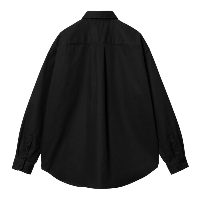 Carhartt WIP L/S Module Script Shirt - Black/White (Rigid)
