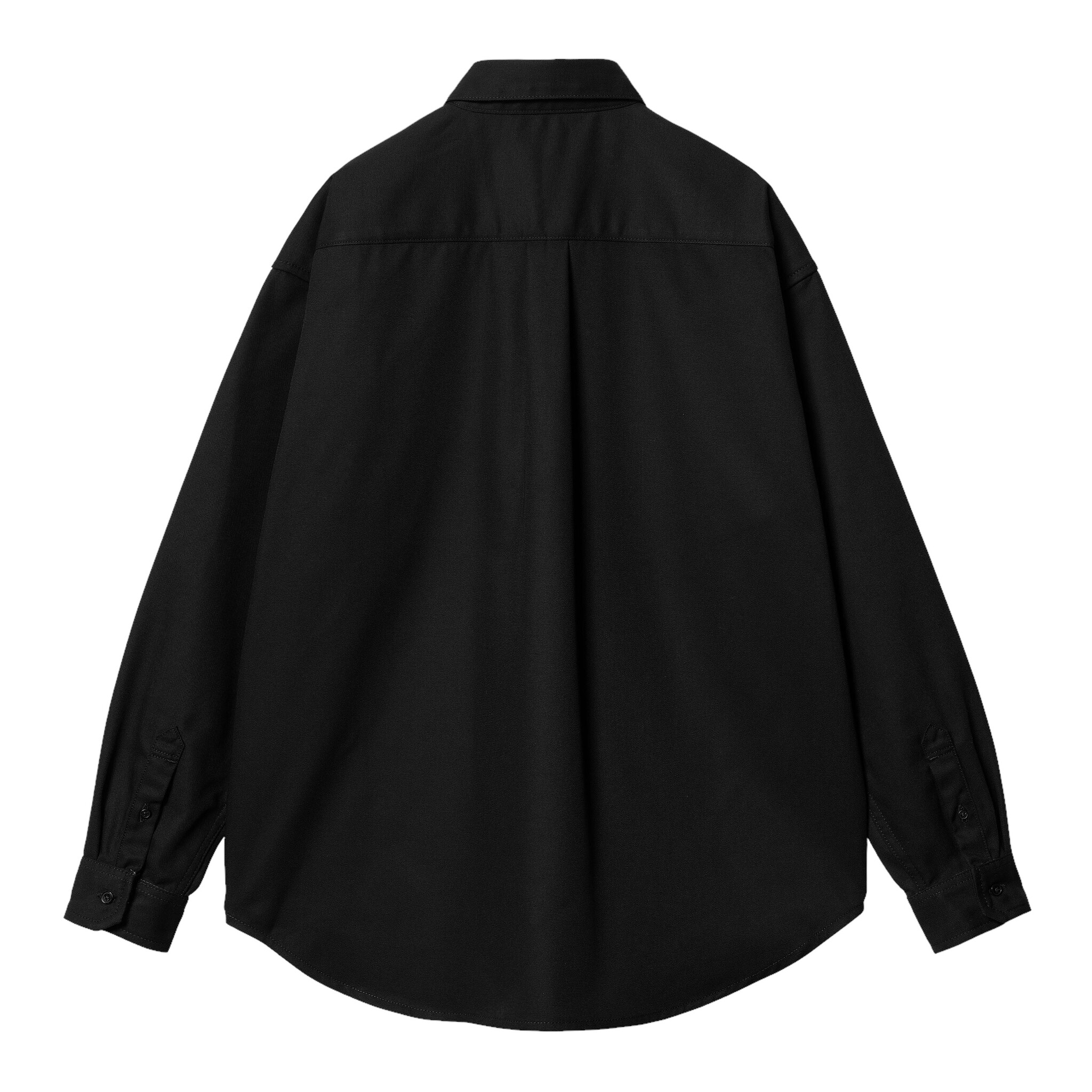 Carhartt WIP L/S Module Script Shirt - Black/White (Rigid)
