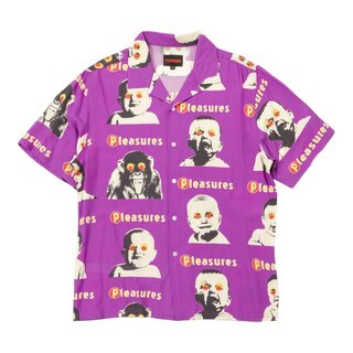 Pleasures Head Button Down - Purple