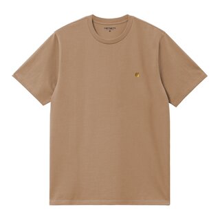 Carhartt WIP S/S Chase T-Shirt - Peanut/Gold
