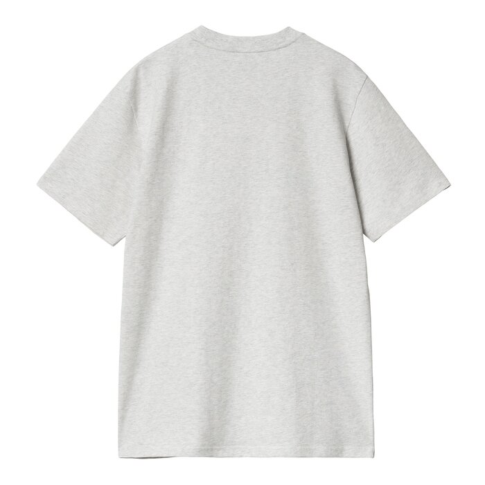 Carhartt WIP S/S Script T-shirt - Ash Heather/Duck Blue