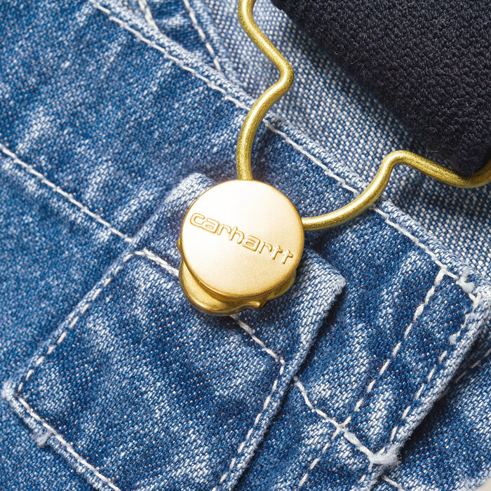 Carhartt WIP Bib Overall - Blue (Stone Wash)