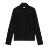 W' L/S Signature Mockneck T/S - Black