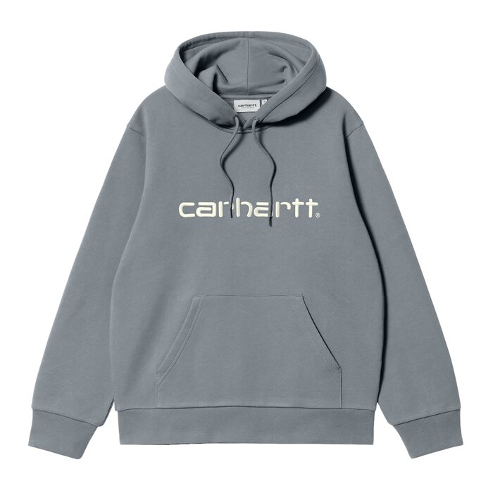 Carhartt WIP Hooded Carhartt Sweat - Dove Grey/Wax