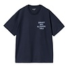 S/S  Cross  Screw T-Shirt - Air Force Blue