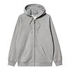 Hooded Chase Jacket - Grey Heather/Gold