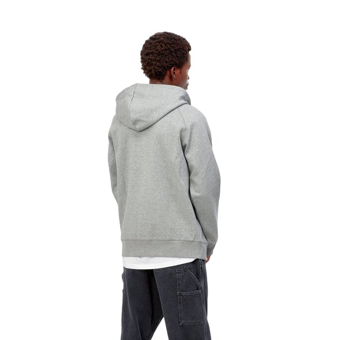 Carhartt WIP Hooded Chase Jacket - Grey Heather/Gold