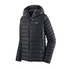 W's Down Sweater Hoody - Black
