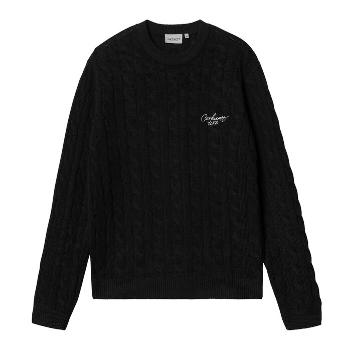 Carhartt WIP Signature Sweater - Black/Wax