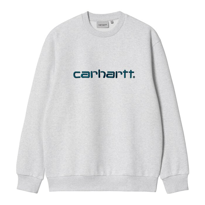 Carhartt WIP Carhartt Sweat - Ash Heather/Duck Blue