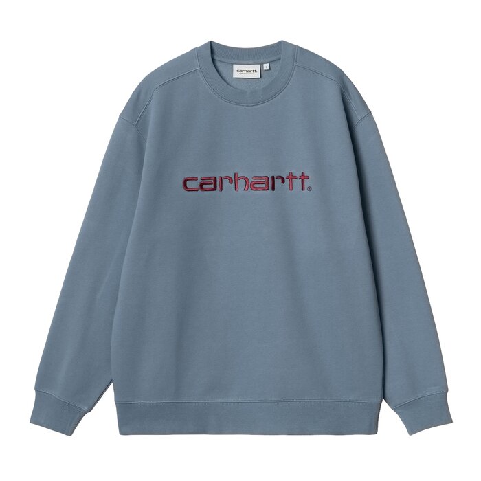 Carhartt WIP W' Carhartt Sweat - Positano/Malbec