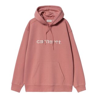 Carhartt WIP W' Hooded Carhartt Sweat - Dusty Rose/Moonbeam