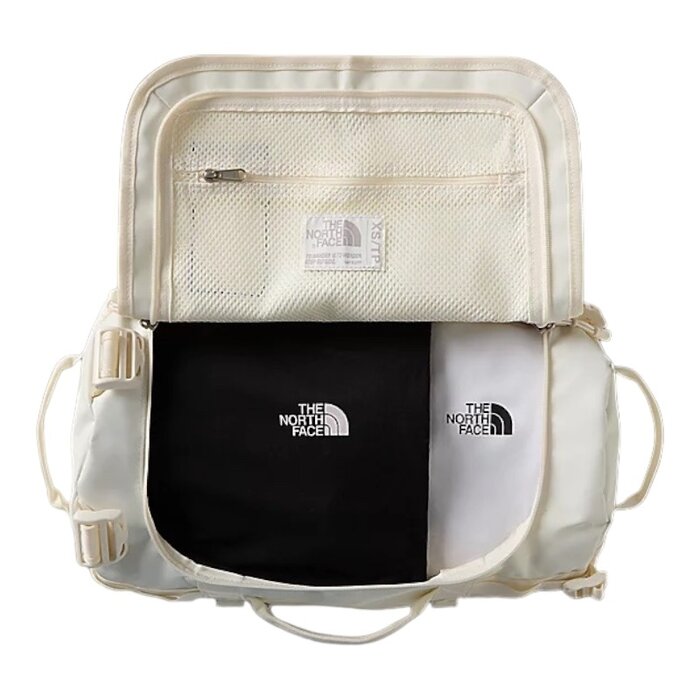 The North Face Base Camp Duffel - White Dune/TNF Black XS