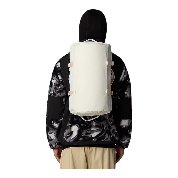 The North Face Base Camp Duffel - White Dune/TNF Black XS