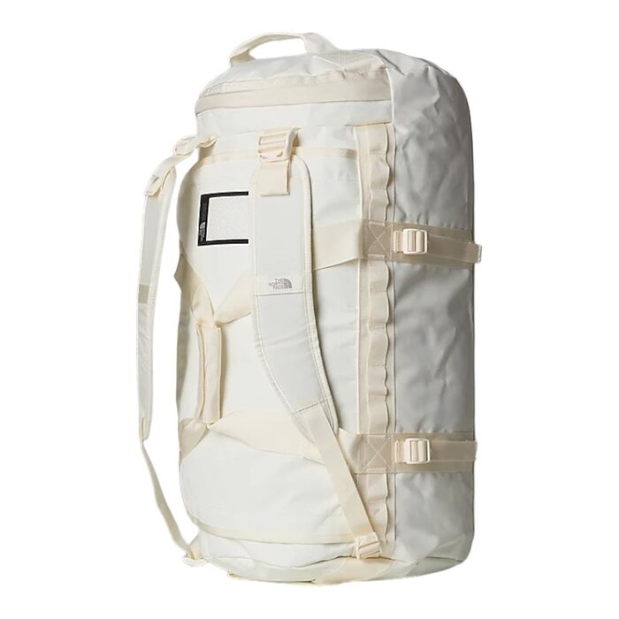 The North Face Base Camp Duffel - White Dune/TNF Black M