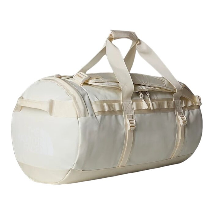 The North Face Base Camp Duffel - White Dune/TNF Black M