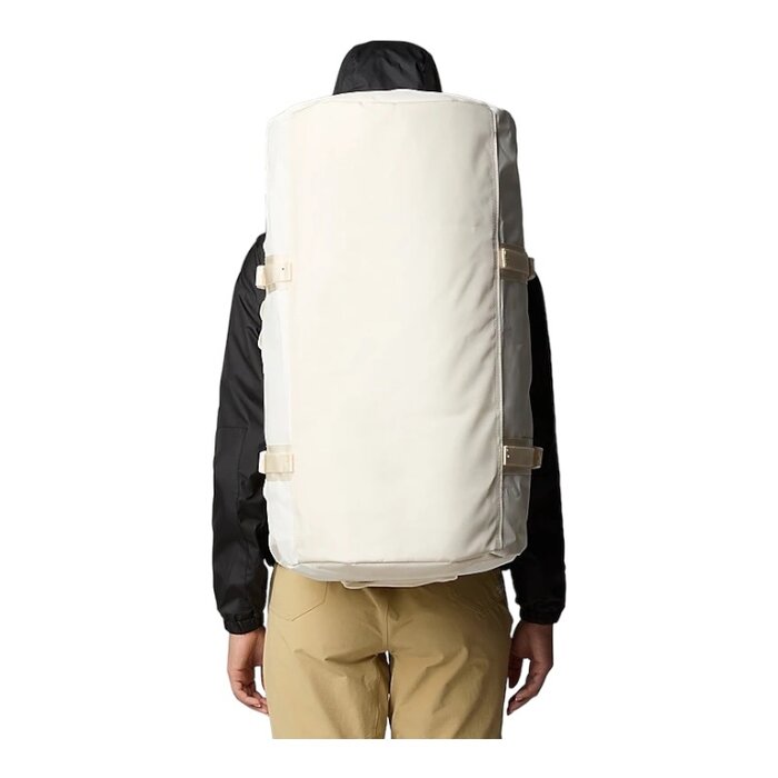 The North Face Base Camp Duffel - White Dune/TNF Black M