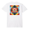 Geometric Power Canvas - White