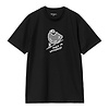 S/S Move On On Up T-Shirt - Black/White