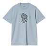 S/S Move On Up T-Shirt - Dusty Ice/Black