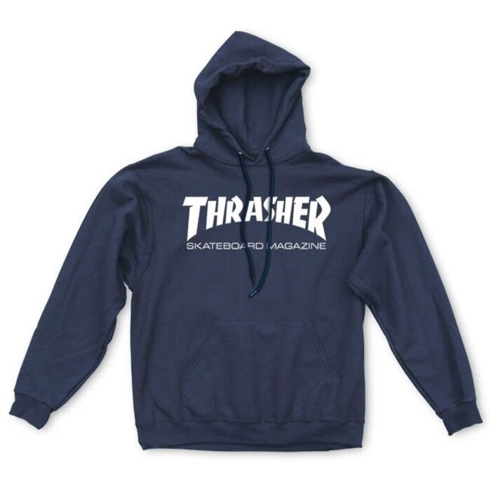Thrasher Hooded Skate Mag - Navy