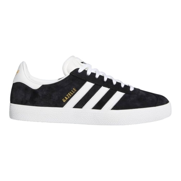 Adidas Skateboarding Gazelle ADV - Core Black/Cloud White/Metallic Gold