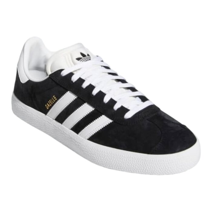 Adidas Skateboarding Gazelle ADV - Core Black/Cloud White/Metallic Gold