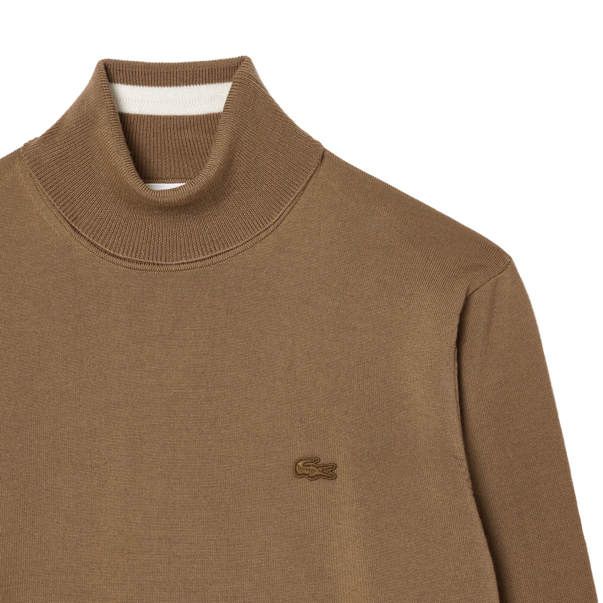 Brown Pull Laine Adidas Beige Colle Roule Lacoste Pull Torsadé