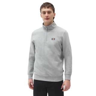 Dickies Oakport Quarter Zip - Grey Melange