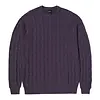 Interlaced Jaquard Over - Raisin