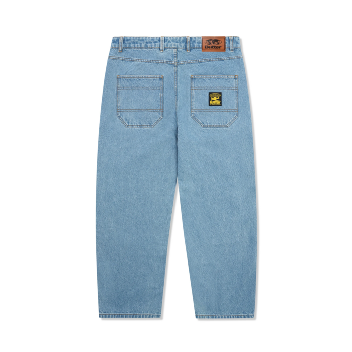 Butter Patch Pocket Denim Jeans - Washed indigo